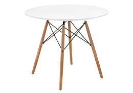 Стол деревянный Table 90х72 white / wood (90x72)